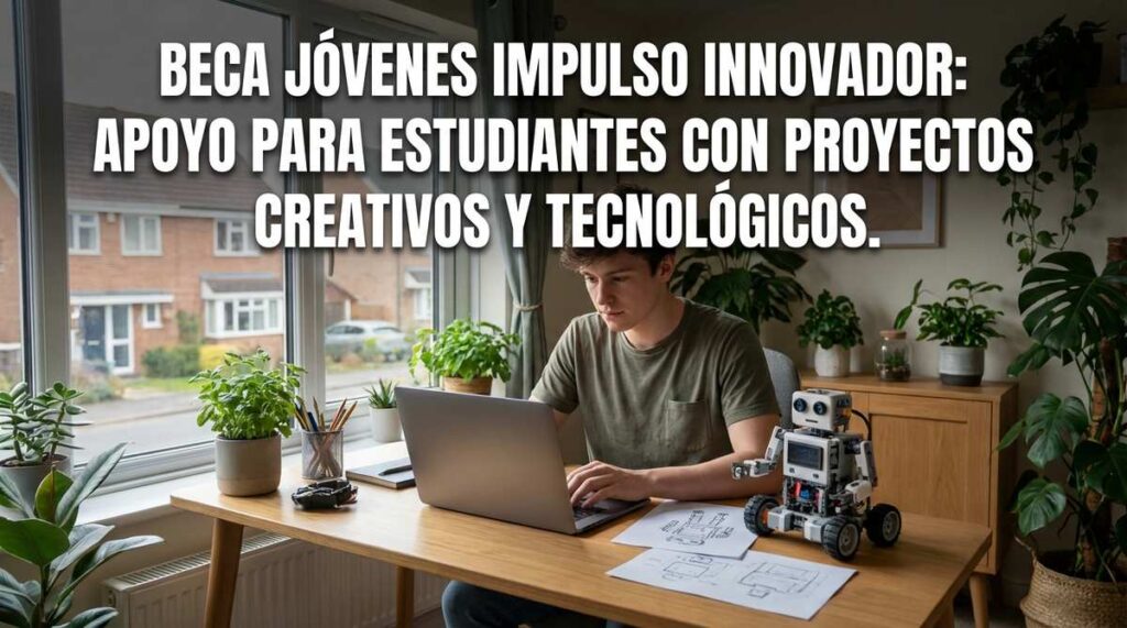 Beca Jóvenes Impulso Innovador: apoyo para estudiantes con proyectos creativos y tecnológicos