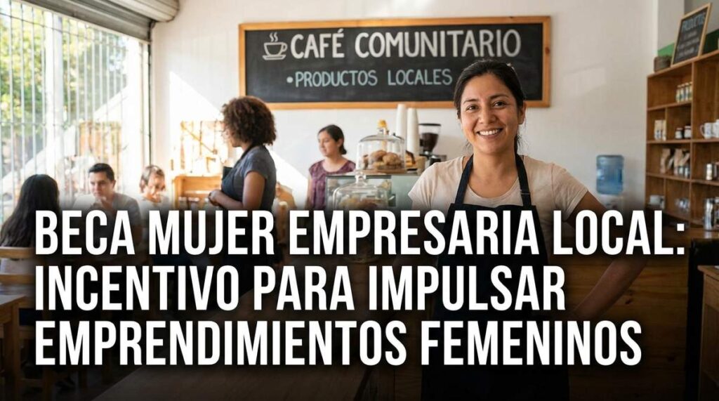 Beca Mujer Empresaria Local: incentivo para impulsar emprendimientos femeninos