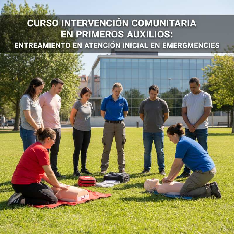 Curso Intervención Comunitaria en Primeros Auxilios: entrenamiento en atención inicial en emergencias