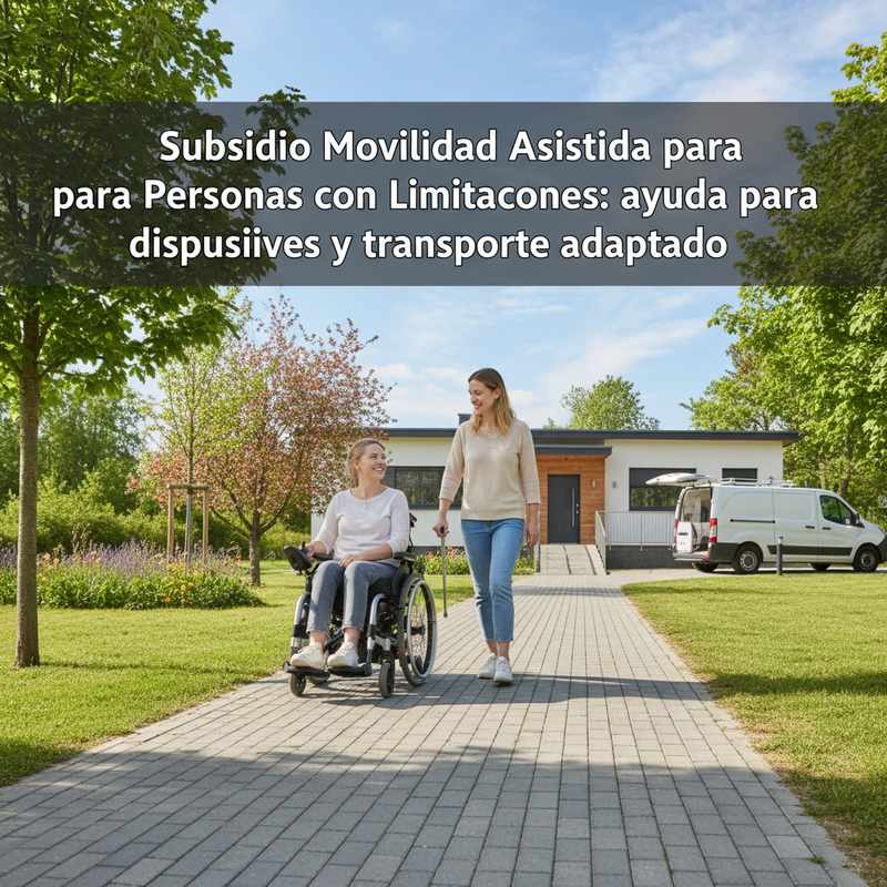 Subsidio Movilidad Asistida para Personas con Limitaciones: ayuda para dispositivos y transporte adaptado