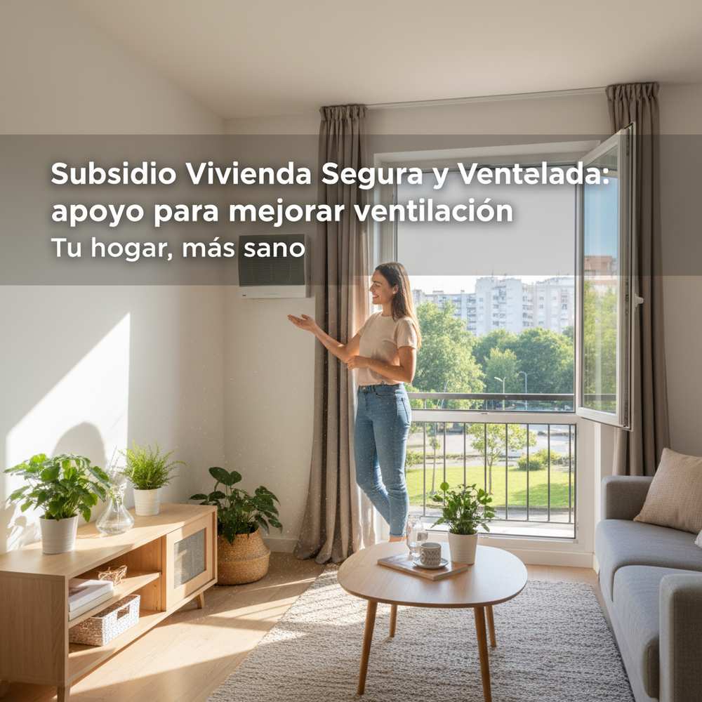 Subsidio Vivienda Segura y Ventilada: apoyo para mejorar ventilación